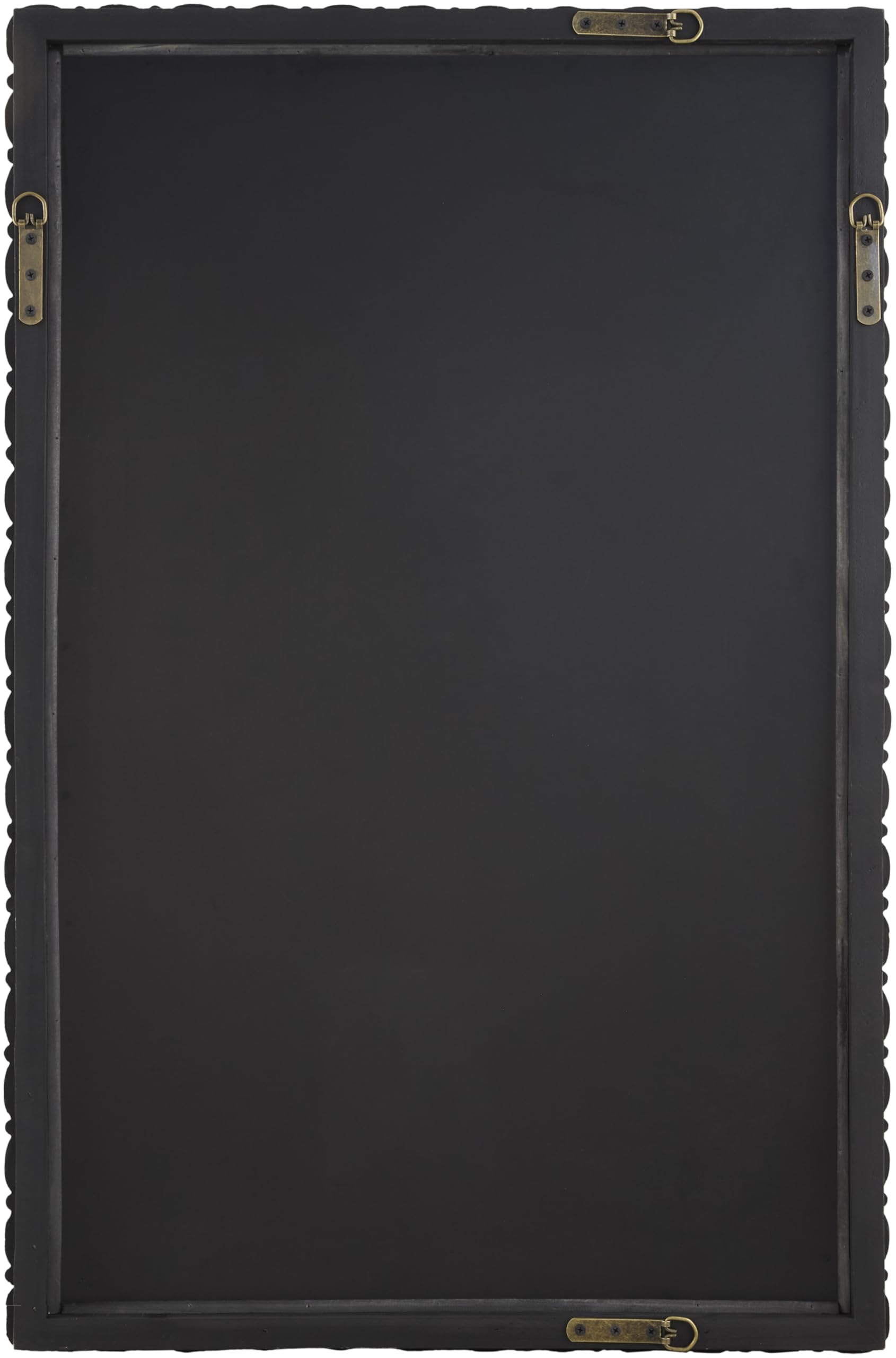 Livabliss x Galey Alix Karling Blair Traditional Full Length Mirror, 72" H x 47" W x 3" D, Black