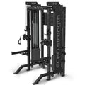 Commercial Functional Trainer Cable Machine with Dual Weight Stacks Power Cage Squat Rack Cable Crossover Exercise Machine with Pulley System All in One Home Gym Systems, Functional Trainer(Model A)