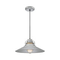 Millennium RRRC18-GA One Light Pendant, Pwt, Nckl, B/S, Slvr