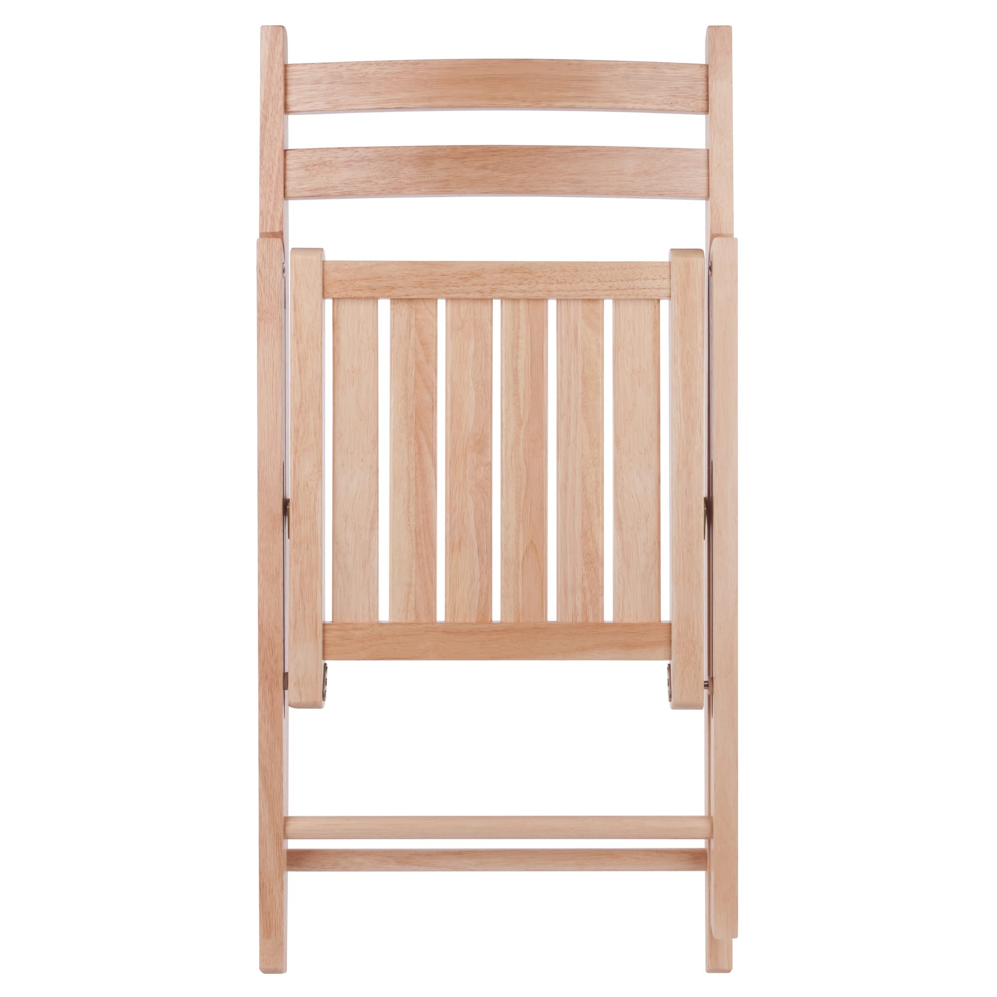 Winsome Delaney 5-PC Set Folding Table and Chairs Natural Finish