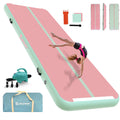 AKSPORT Inflatable Gymnatsics Mat Tumble Track 10ft 13ft 16ft 20ft 23ft Air Tumbling Mat with Air Pump for Home Use/Training/Cheerleading/Yoga