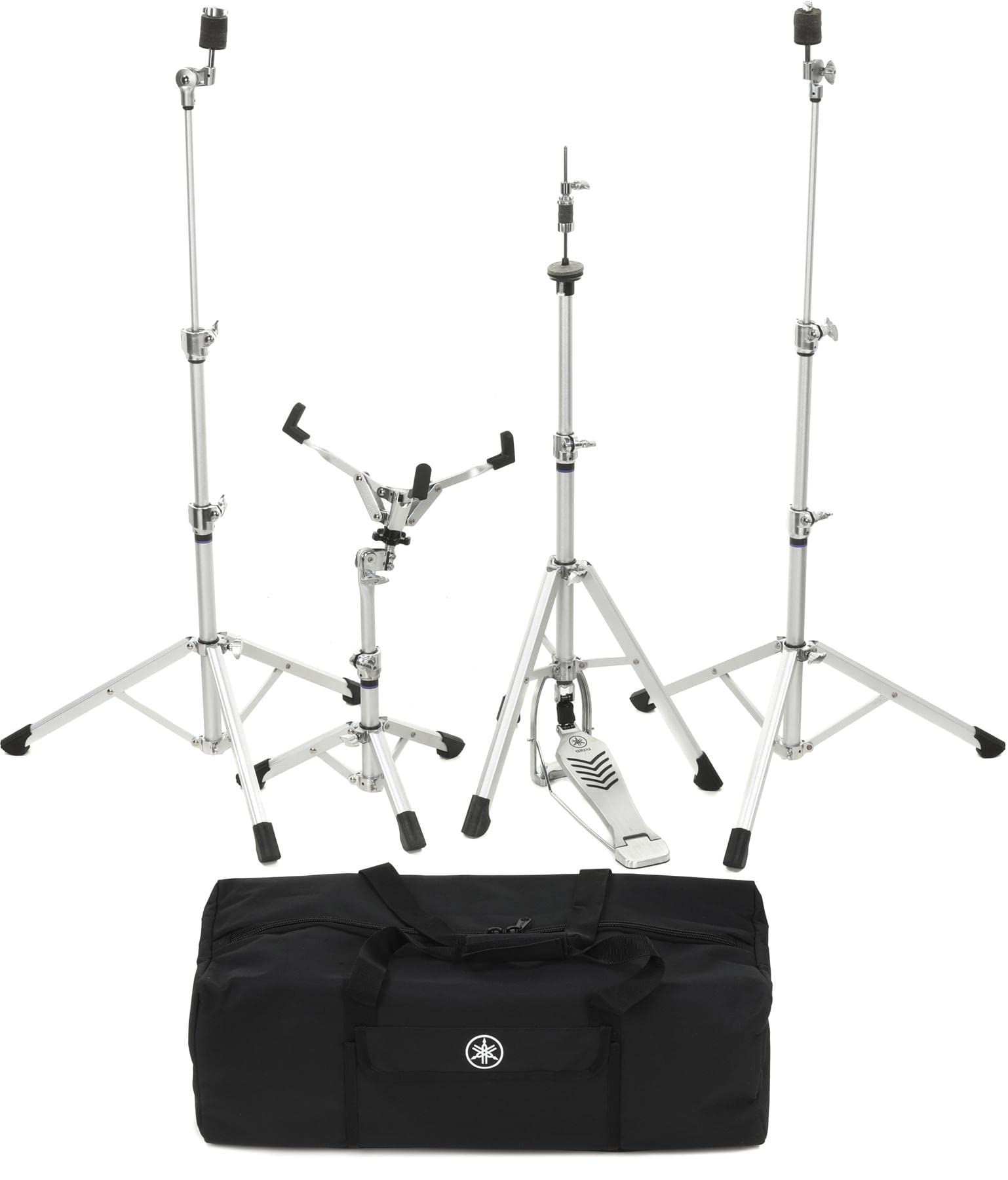 Yamaha Lightweight Premium HW-3, 4-piece Crosstown Hardware Pack, Hardware Every Gigging Drummer Must Have