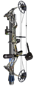 Sanlida Archery Dragon X8 RTH Compound Bow Package for Adults and Teens,18”-31” Draw Length,0-70 Lbs Draw Weight,up to IBO 310 fps,No Bow Press Needed,Limited Life-time Warranty,RH Only