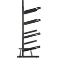 RAD Sportz Kayak Storage Rack - 4-Level Freestanding Adjustable Stand with Padded Arms and 400lb Capacity for Canoes, SUP, or Paddleboards (Black)