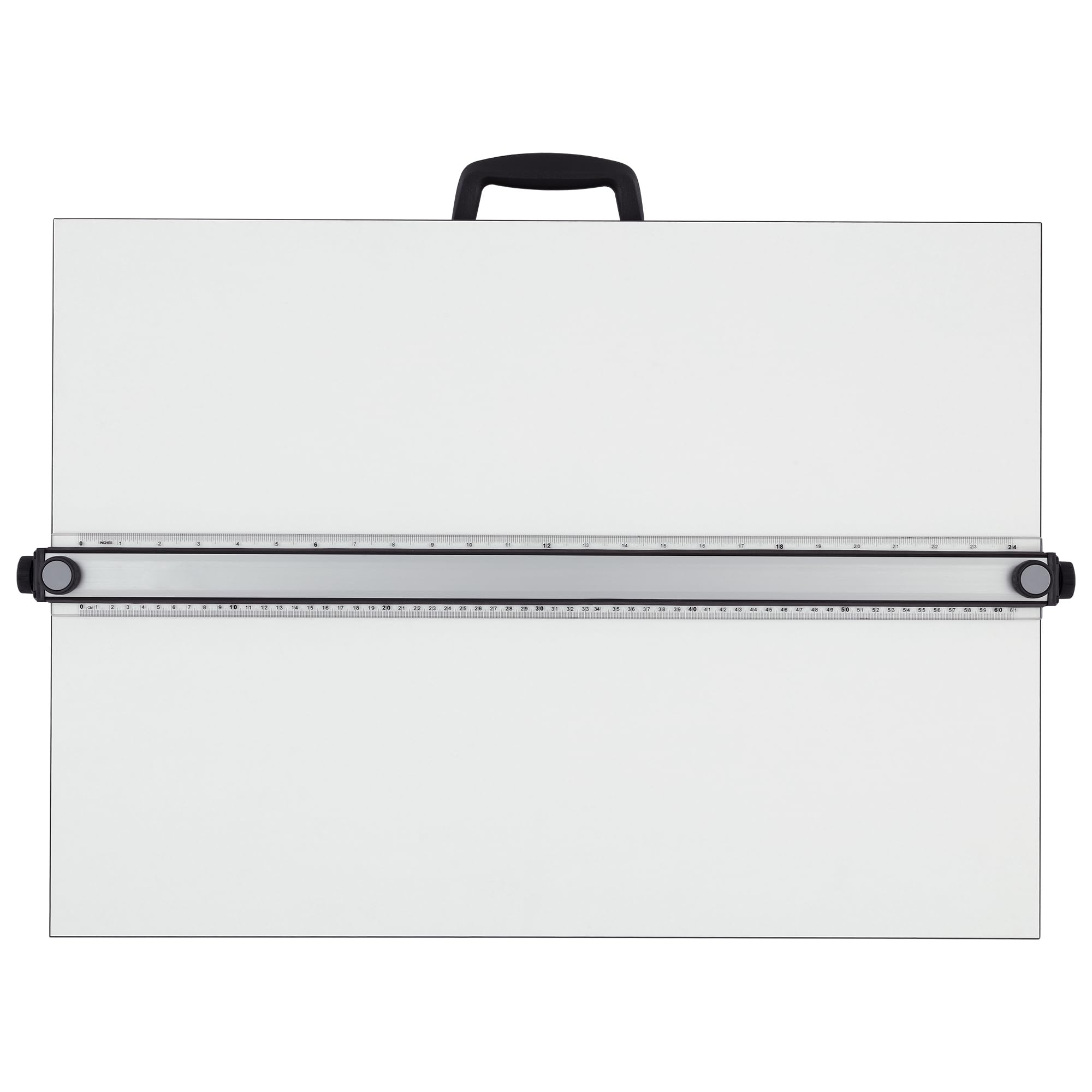 Acurit Multi-Angled 24”x36” PXB Drawing Board for Artists and Designers - Portable Tabletop Workspace, Drawing, Sketching, Drafting, Painting - Portable Laminated Surface w/Ruler & Parallel Motion Bar