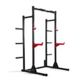 CAP Power Rack with Pull Up Bar & Attachments - Squat Rack & Strength Training Power Cage for Home Gym - BLACK