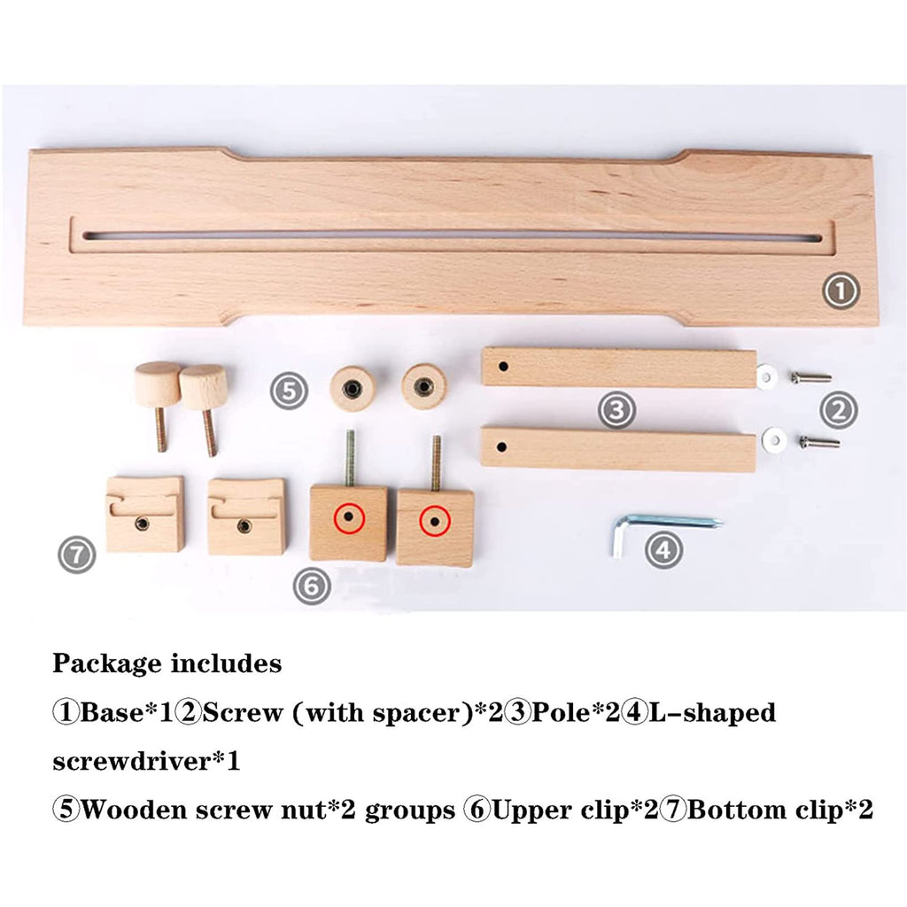Adjustable Embroidery Hoop Stand - Rotated Cross Stitch Holder Stand Lap, Desktop 360 Degrees Rotating Embroidery Kit Lap Frame (Not Include The Hoop)