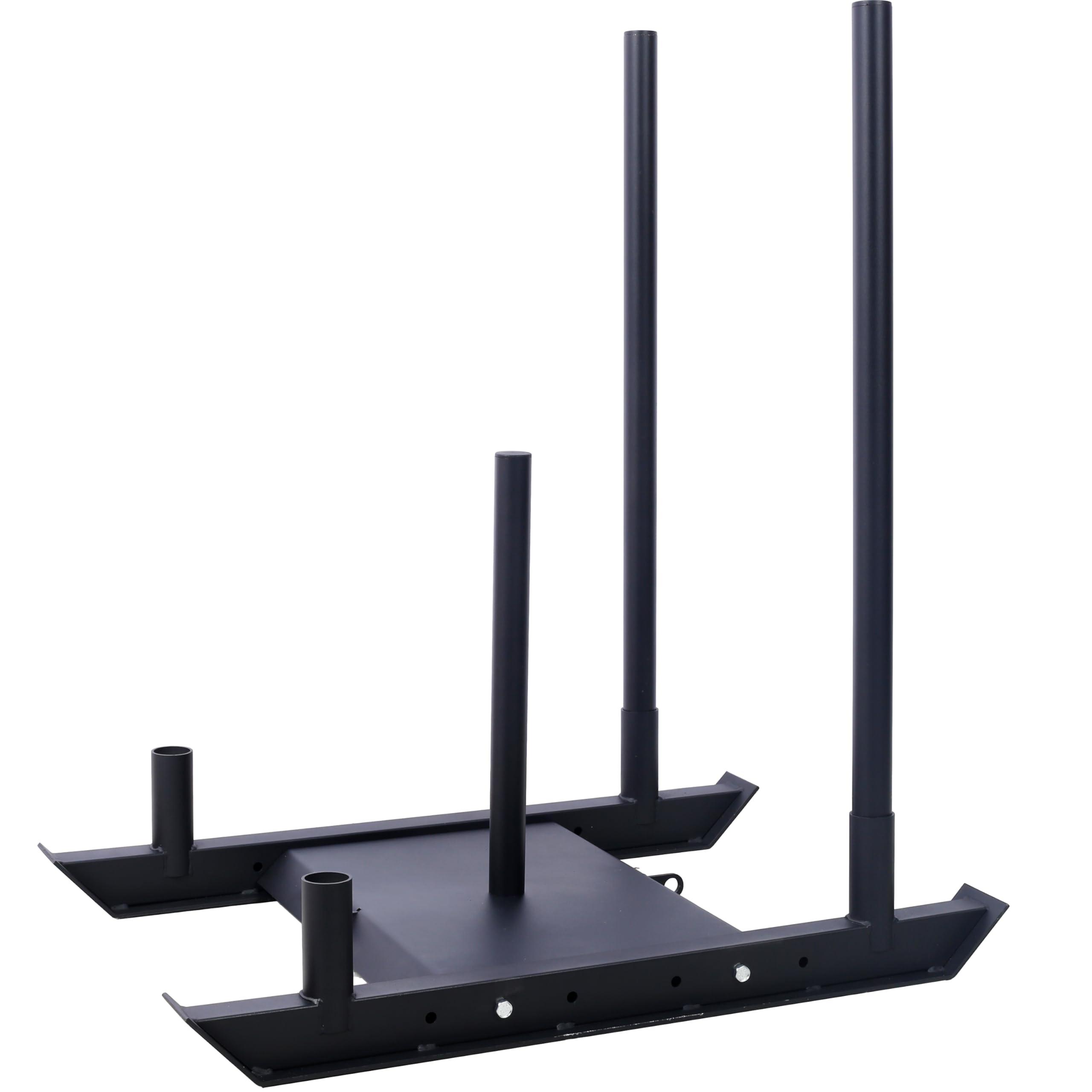 Amacv Weight Training Pull Sled, Fitness Strength Speed Training Sled, Steel Power Sled Workout Equipment for Athletic Exercise and Speed Improvement