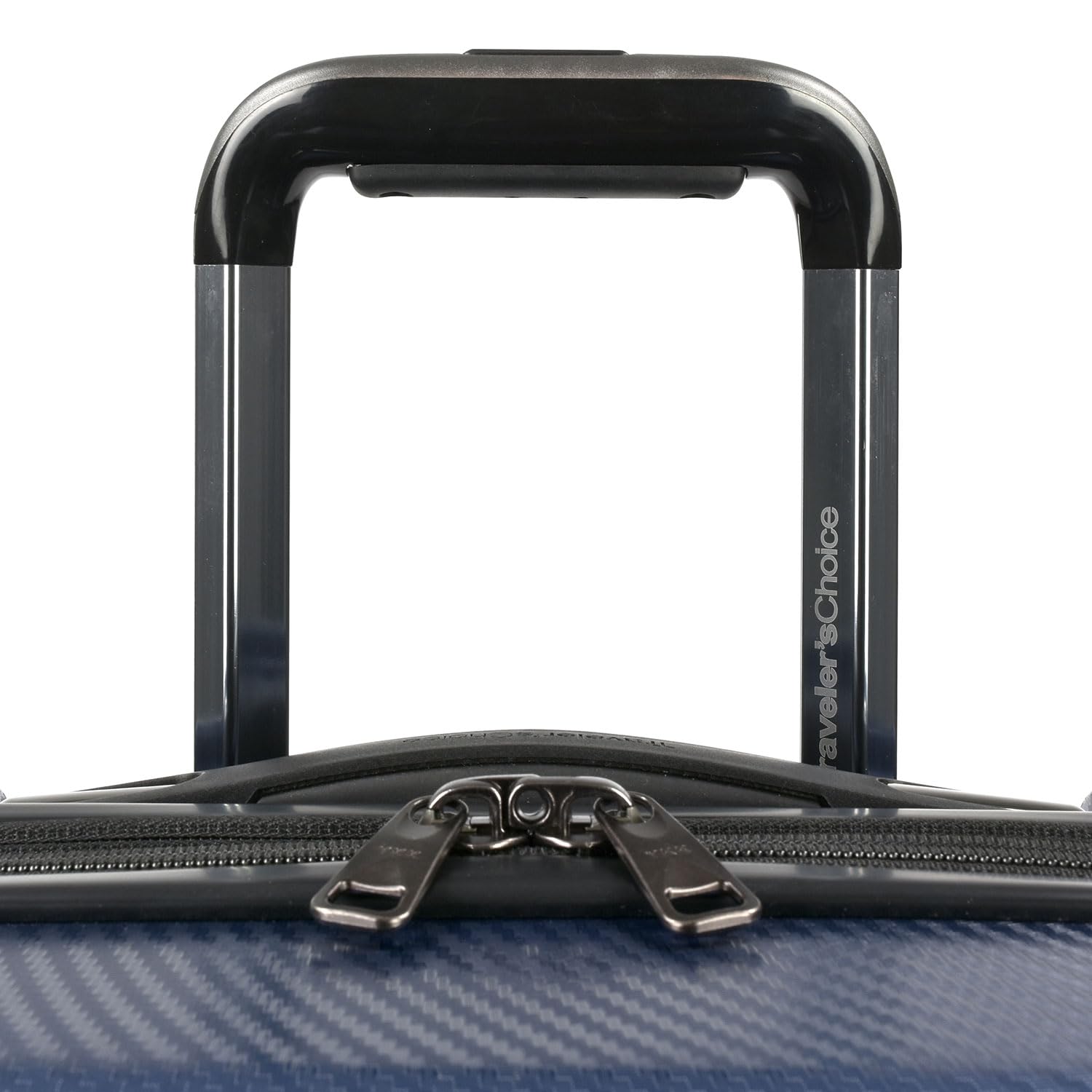 Traveler's Choice Granville II Polycarbonate Expandable Spinner Luggage, Navy, 2 Piece Set (21/29)