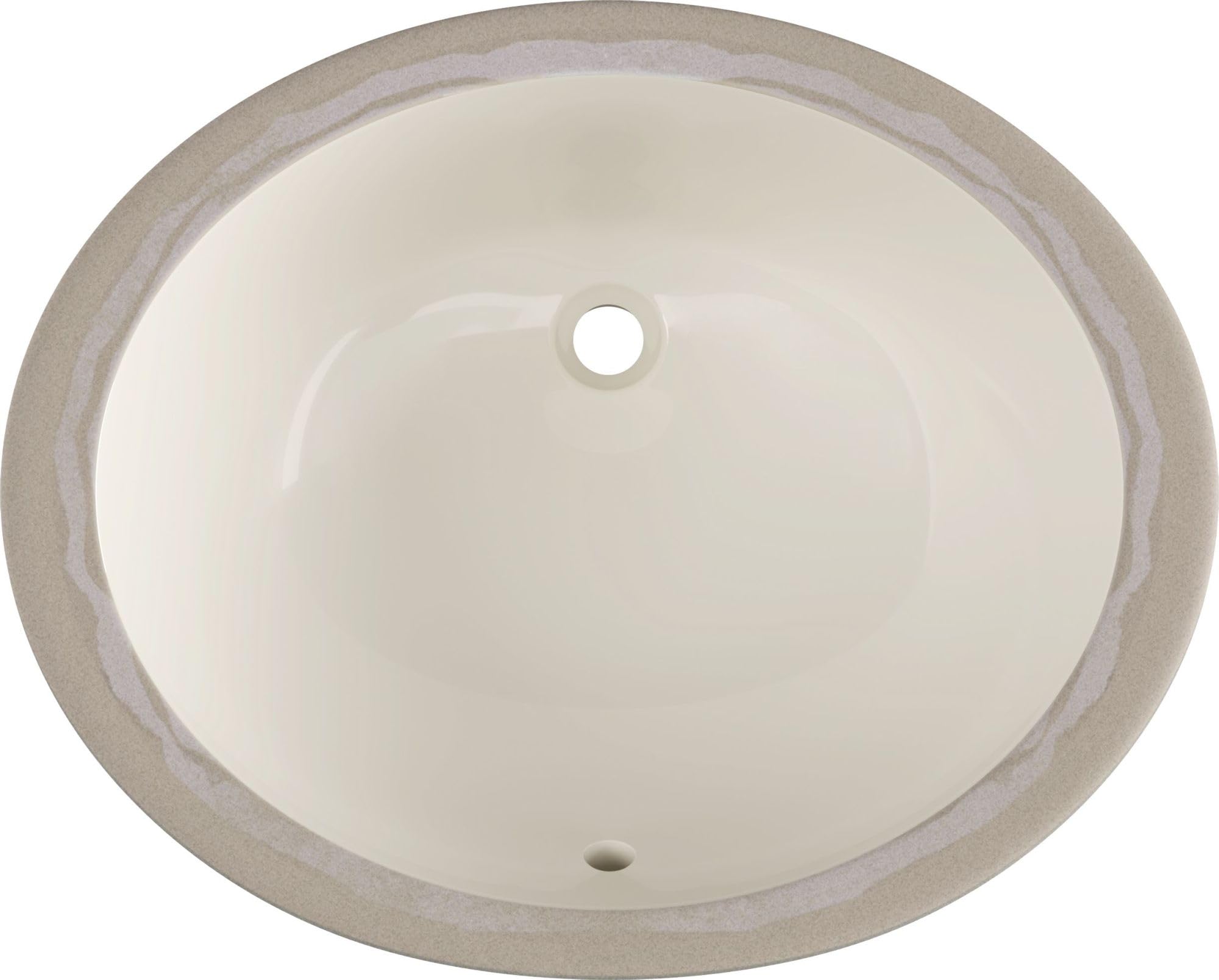 PROFLO PF1714UA Comstock 19-1/2" Oval Vitreous China Undermount Bathroom Sink with Overflow - White