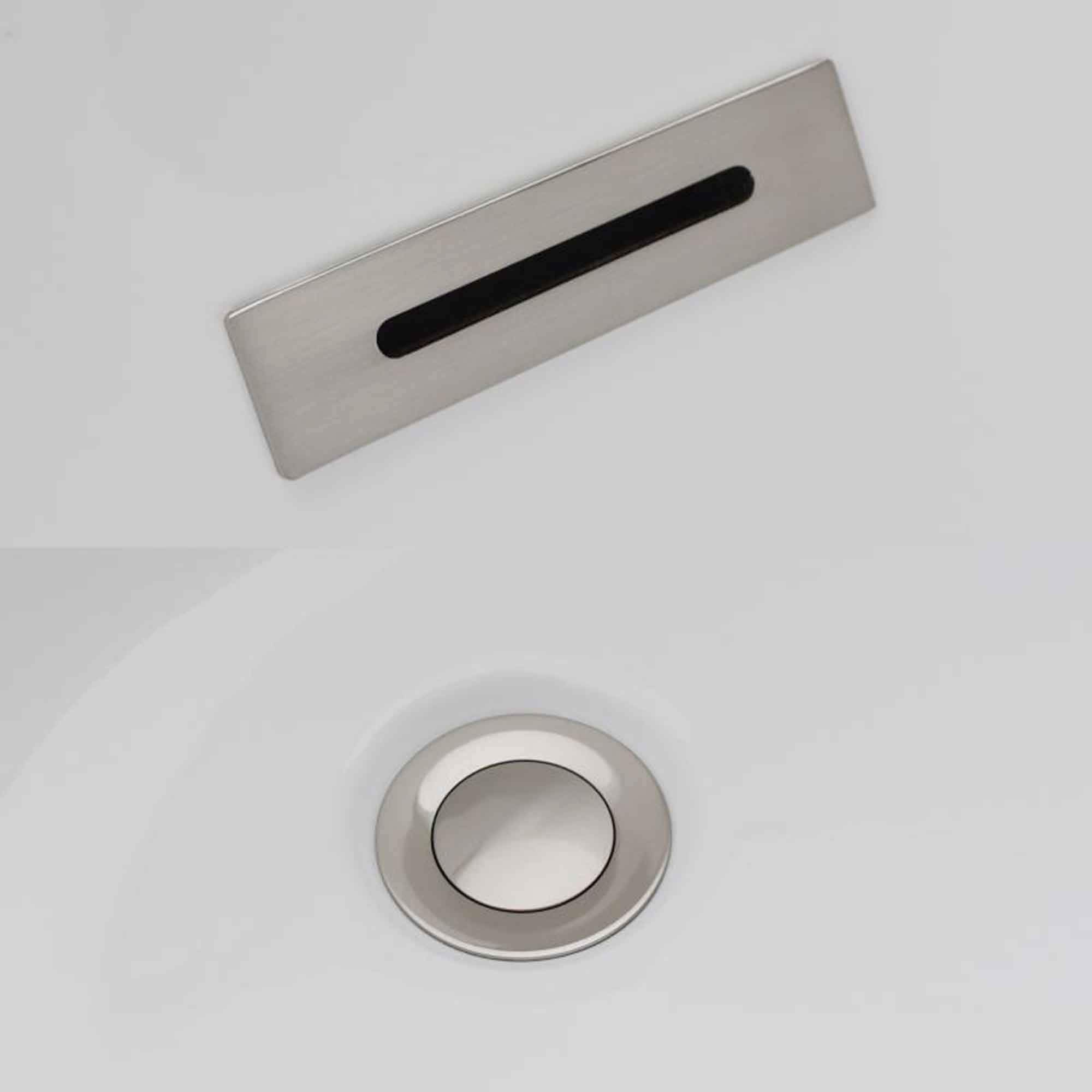 WOODBRIDGE 59" Acrylic Freestanding Bathtub Contemporary Soaking Tub with Brushed Nickel Overflow and Drain, B-1816 Black Color
