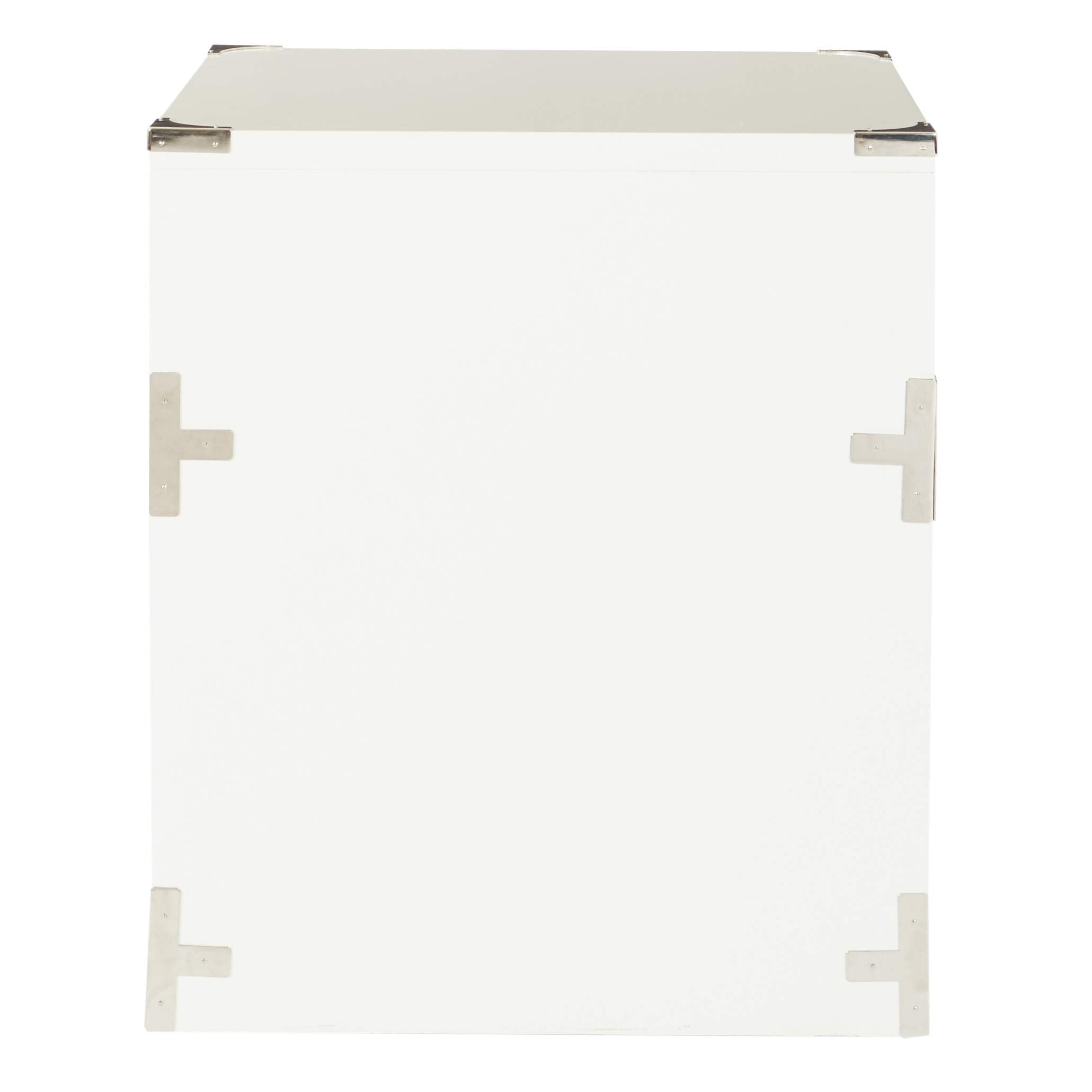 OSP Home Furnishings Wellington 2-Drawer File Cabinet, White