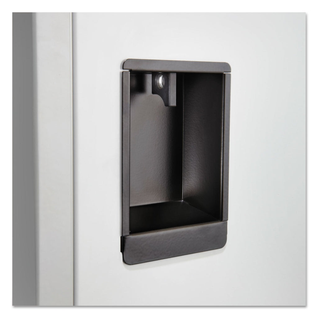 Safco 5523GR Double Tier Locker, Heavy Duty Powder Coat Finish, Lock Applicable Opening, Gray