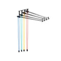 TENBEST Photography Backdrop Roller Support System, 4 Rollers, 120-inch Stainless Steel Crossbars, Wall/Celing/Light Stand Backdrop Mount, Background Support