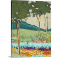 GREATBIGCANVAS Tapestry Trees II Canvas Wall Art Print, Tree Home Decor Artwork, 36"x48"