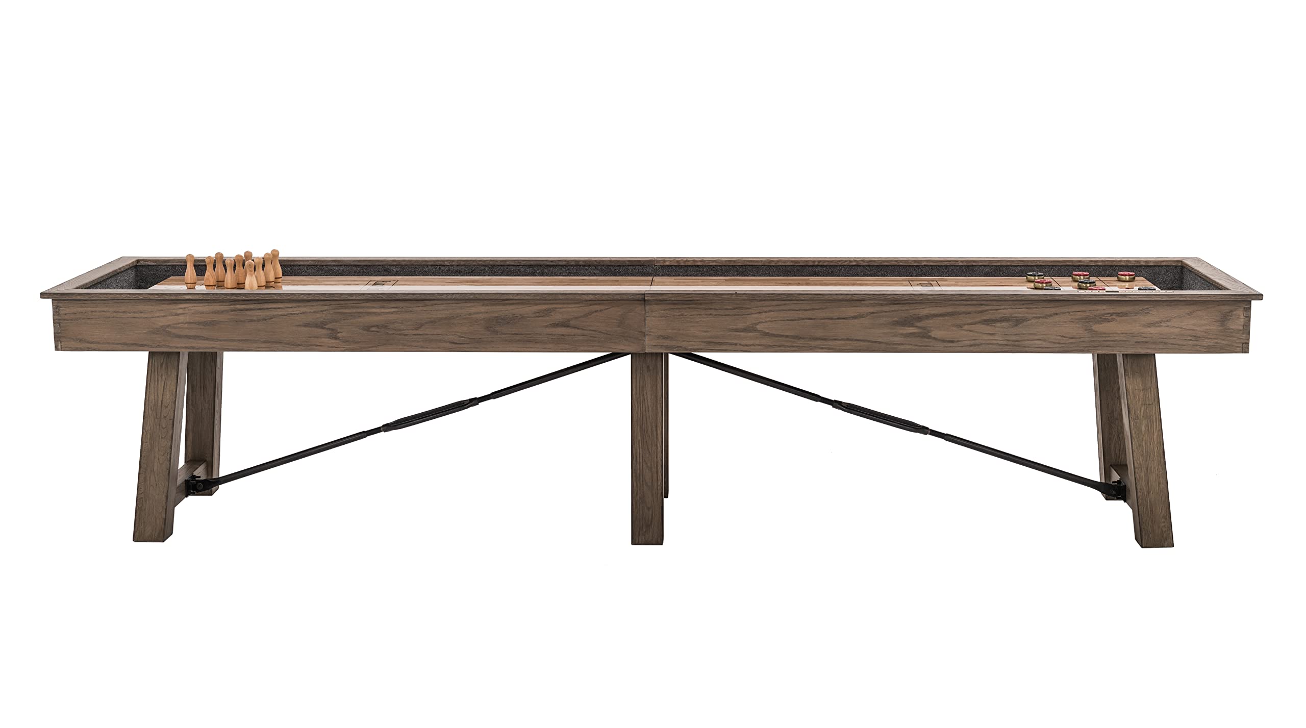 Empire USA Plank & Hide - Isaac Shuffleboard Table (16')