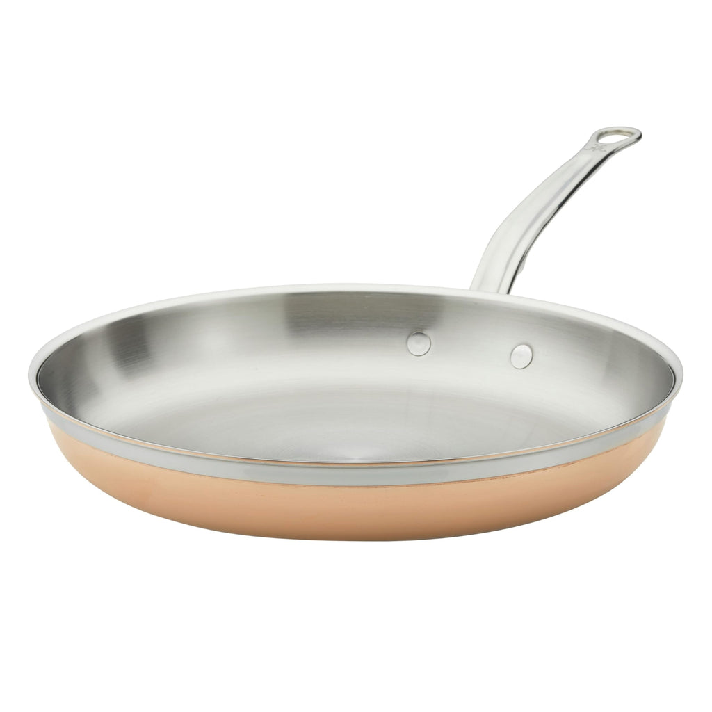 Hestan - CopperBond Collection - 100% Pure Copper Frying Pan, Induction Cooktop Compatible, 12.5-Inch