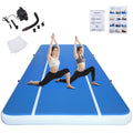 20ft/16ft Extra Large Gymnastics Training Mats Inflatable Air Gymnastics Mat 4/8 inches Thickness Inflatable Floor Mats for Home Use/Training/Cheerleading/Yoga/Water with Electric Pump (16ftL*6.6ftW*8inH(Width 6.6ft))