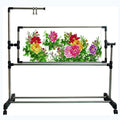 Adjustable 360° Rotating Floor Embroidery Stand for Cross Stitch & - Perfect for Hands-Free Sewing Projects & Crafting Enthusiasts