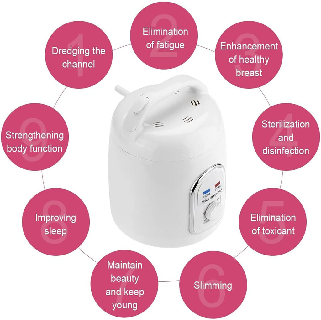 U5GAAALPPQ9 Portable Personal Home Steam Sauna 1.5L Sauna Steamer Full Body Sauna Tent Portable Personal Spa Indoor Body Slimming Therapy.