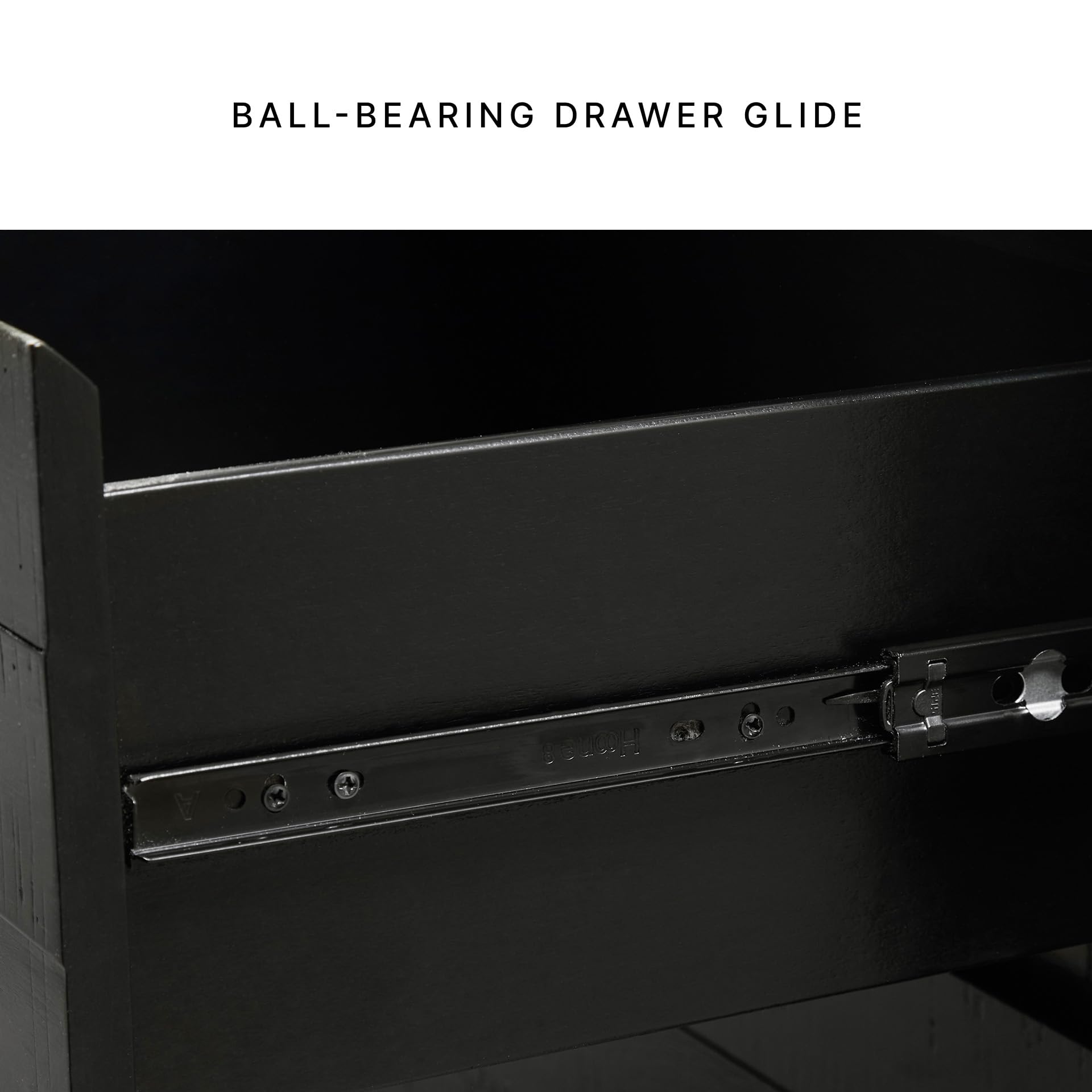 Signature Design by Ashley Londer Casual Nightstand with USB Ports, Black