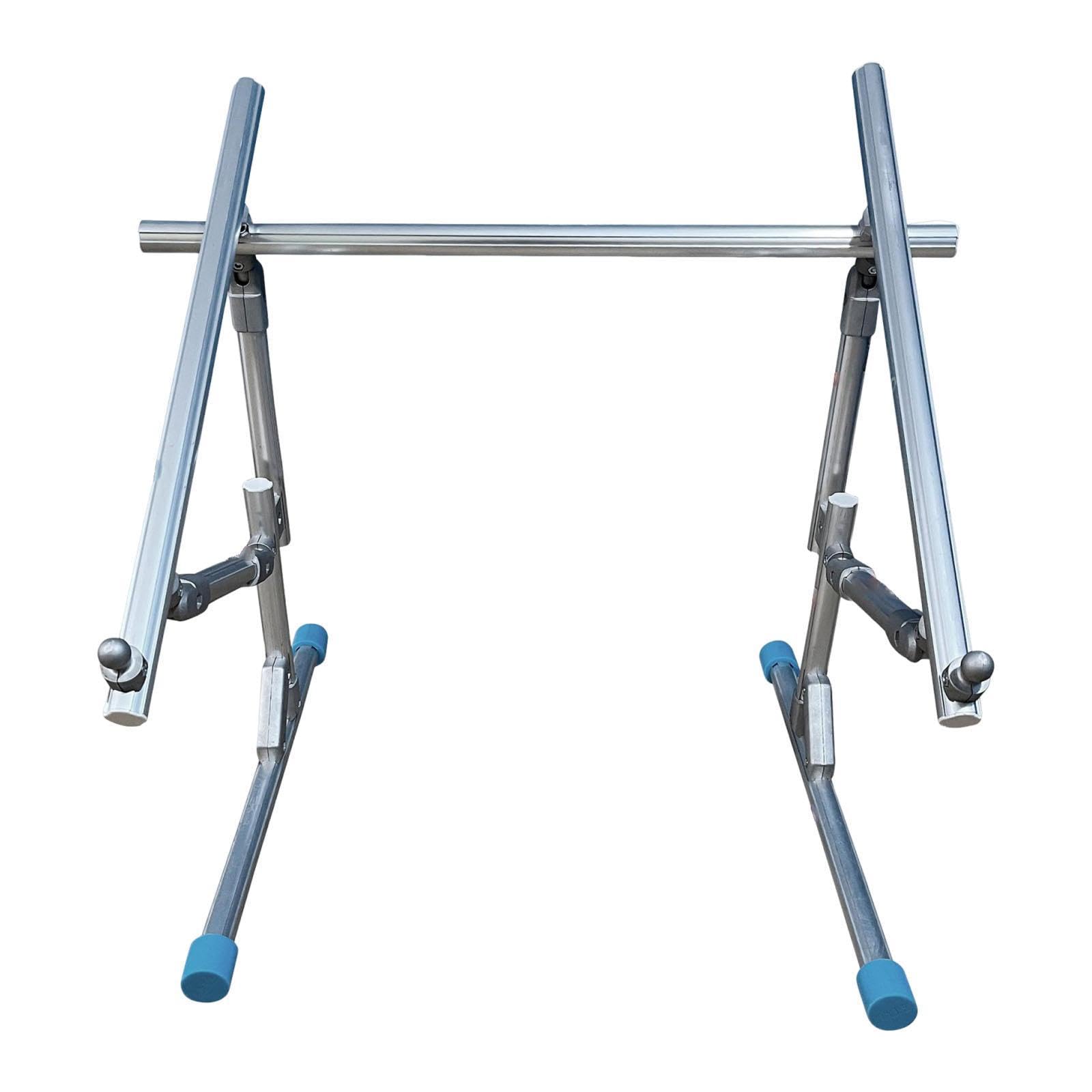 KiBcsLic Embroidery Stitch Stand, Aluminum Alloy, Sturdy, Practical Adjustable, Floor Standing, Embroidery Frame Stand , 1 Bar
