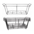 Kitchsy Full Size Buffet Chafing Dish Stand, Black Wire Rack Frame for Serving Pans, Food Warmer Stand for Catering, Weddings, Parties, Events, Reusable Chafer Rack (25)