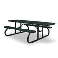 Wabash Valley Plastisol Coated Outdoor Commercial ADA Picnic Table - Seats 8-10 People | Withstands All Weather Conditions | Signature Collection | Diamond Pattern | 8-Foot