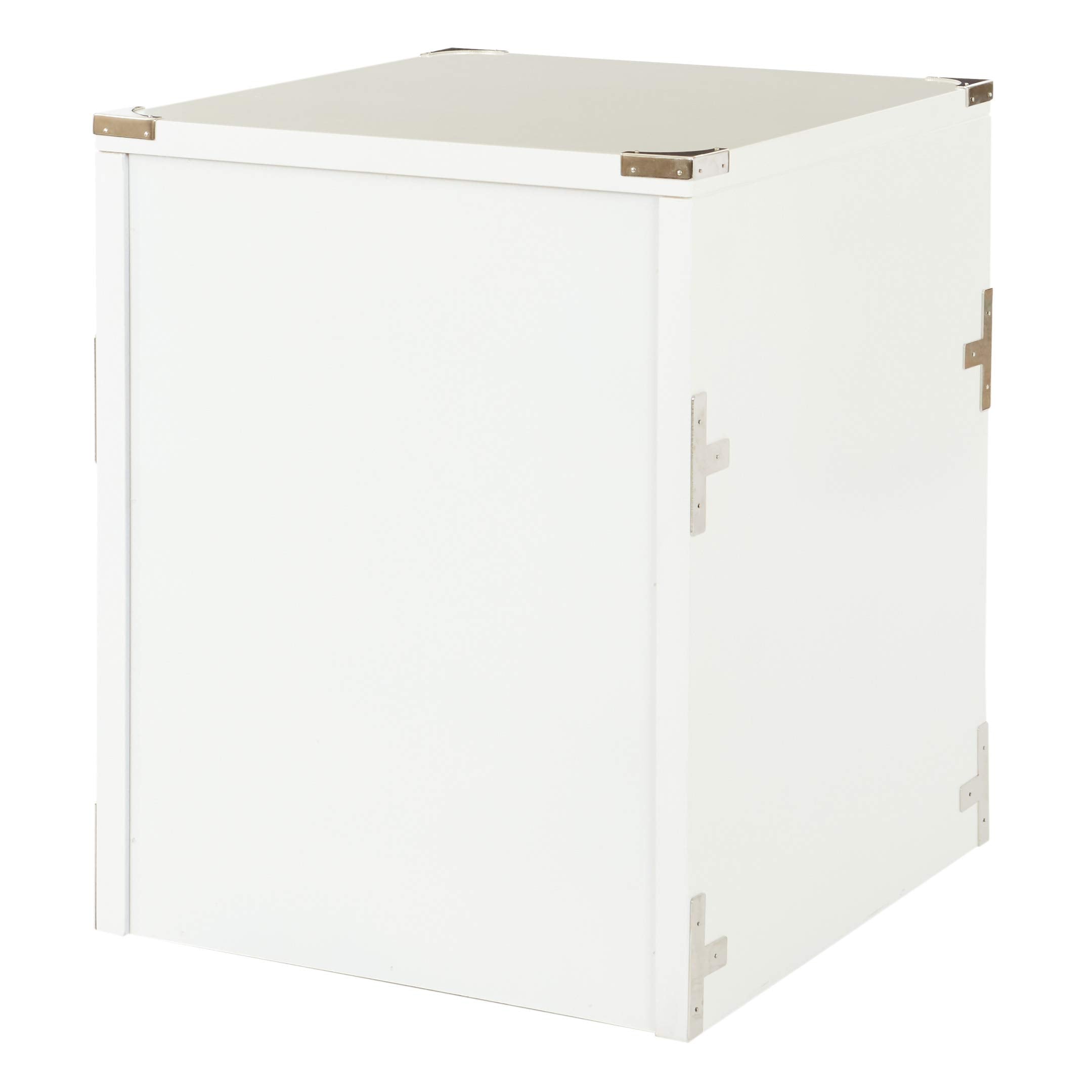 OSP Home Furnishings Wellington 2-Drawer File Cabinet, White