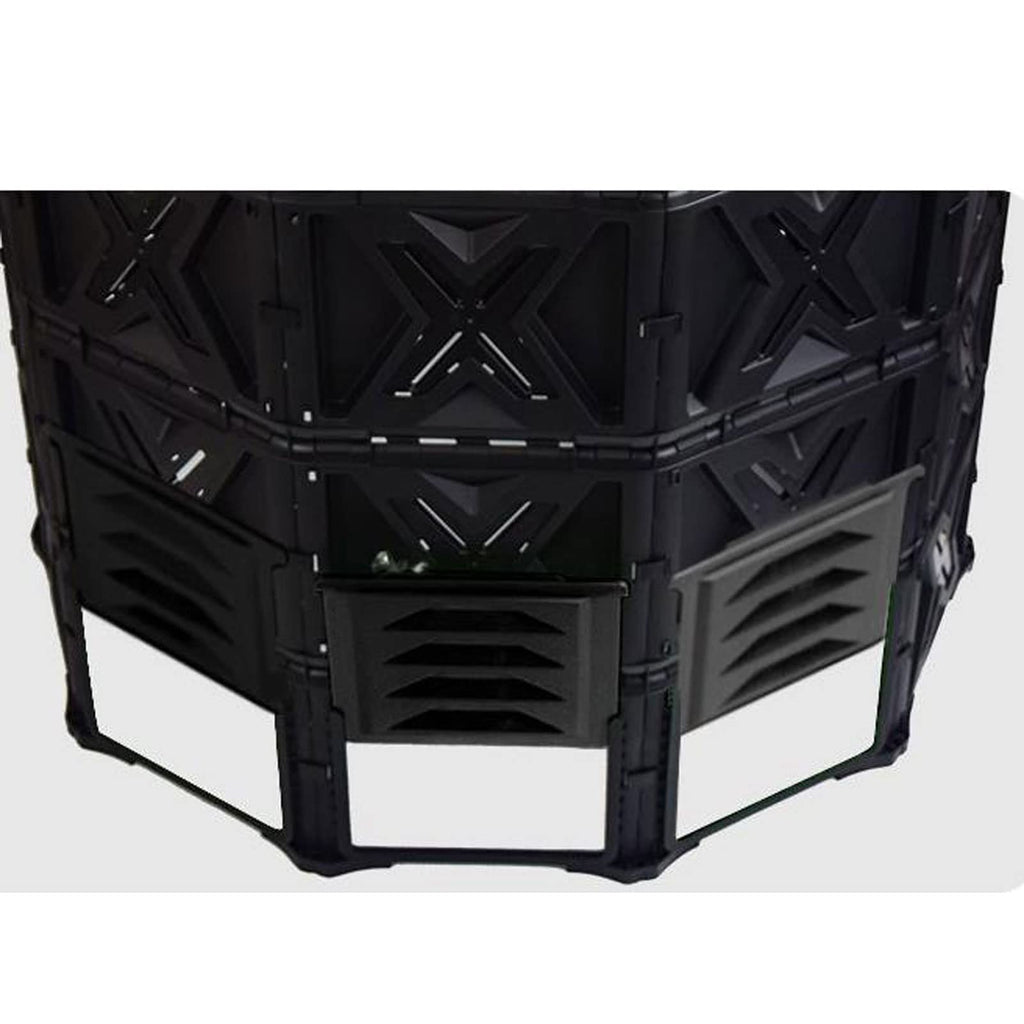 Kitchen Compost Bin, Compost Bin Outdoor Tumbler Compost, 540L(142 Gallons) Extra Large Capacity BPA Free Composting Box All Season Composter for Garden Yard, Can Also be a Pet Fence ,Indoor Compost B