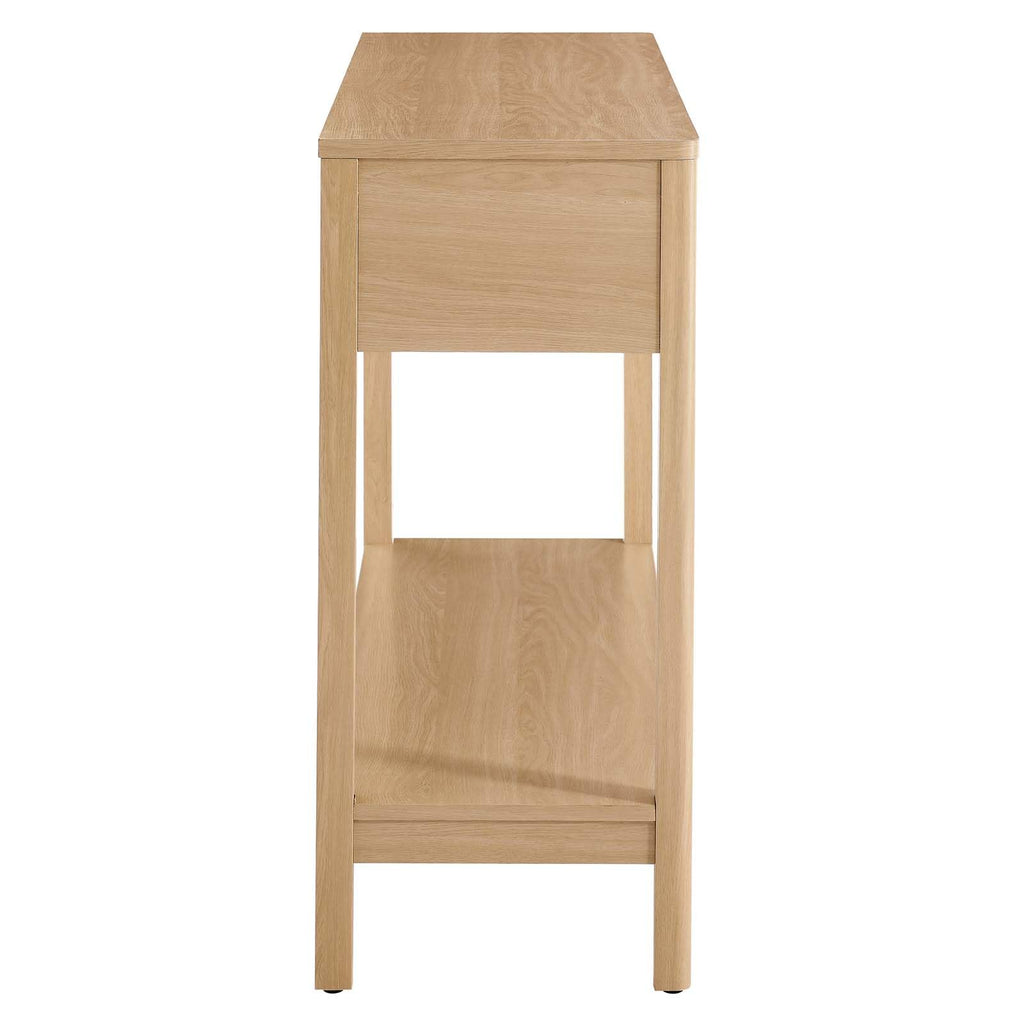 Modway EEI-6797-OAK Chaucer Wood Entryway Console Table, Oak