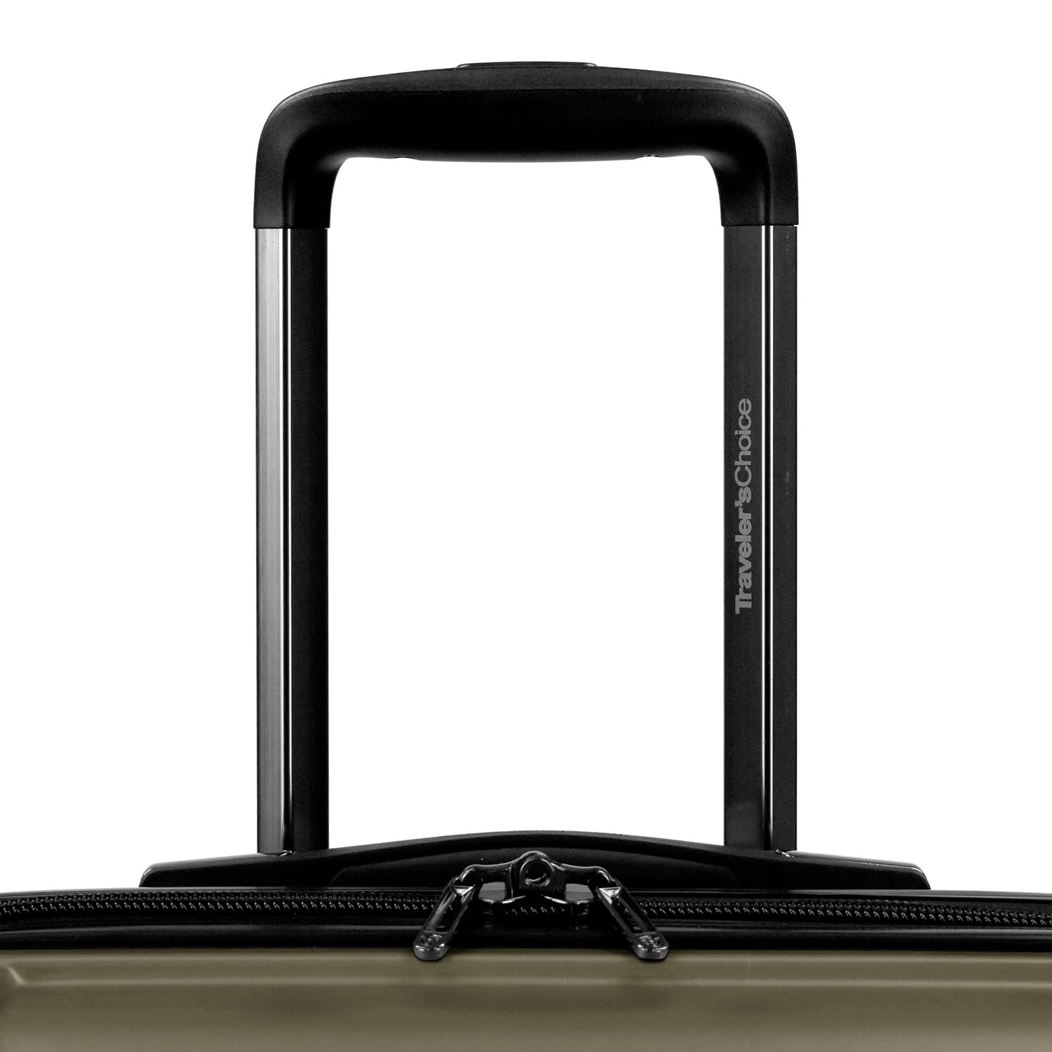 Traveler's Choice Art of Travel Hardside Expandable Luggage with Spinner Wheels, Green