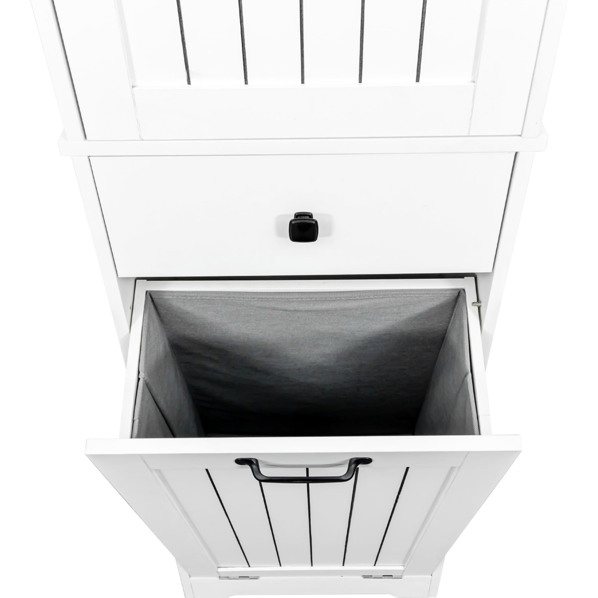 ELEMENT ACE Laundry Cabinet with Storage Shelves and Removable Hamper Baskets