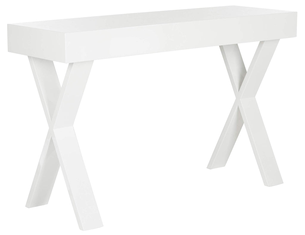 Safavieh Home Collection Alessia White Lacquer 1-Drawer Vanity Desk