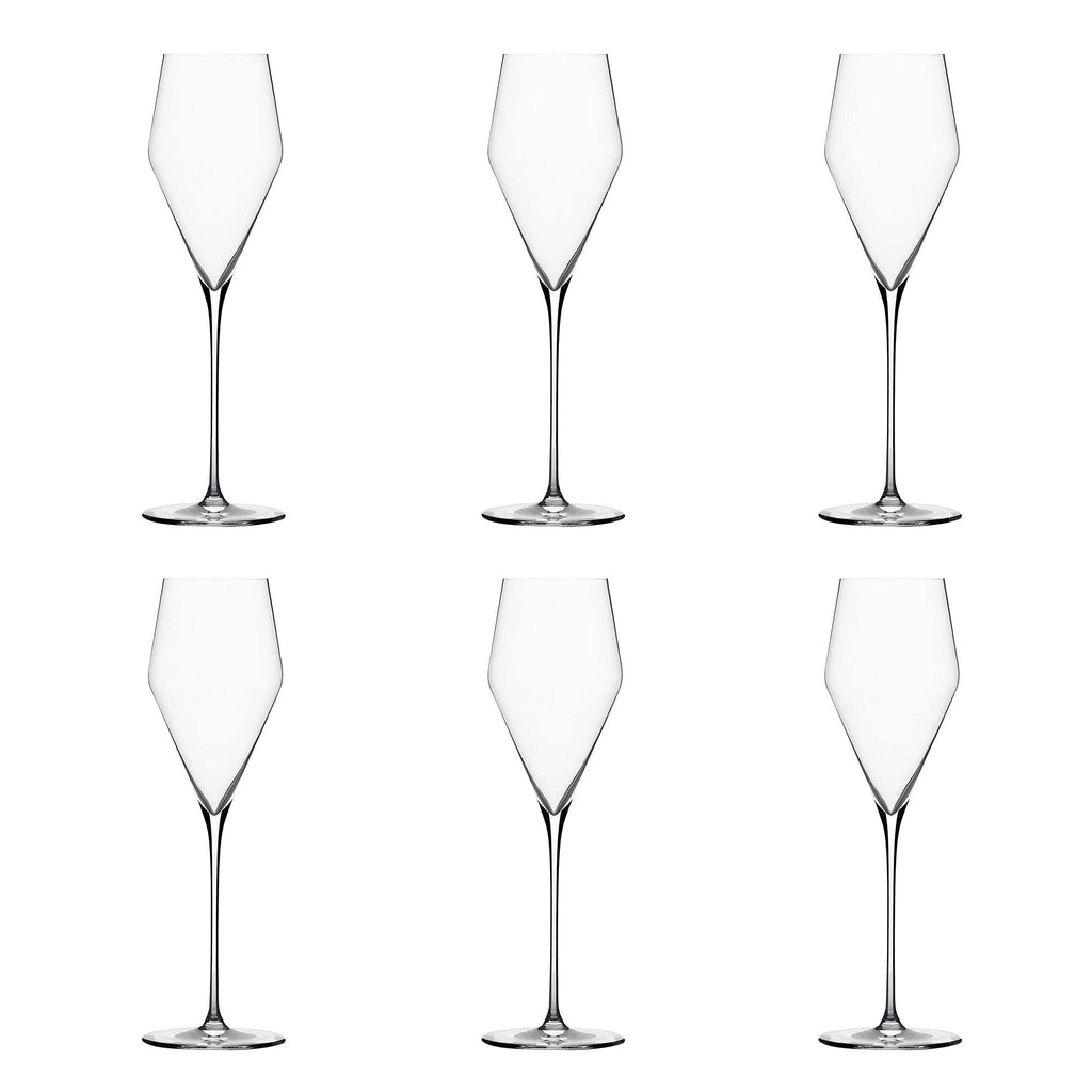 Zalto Denk'Art Champagne Glass Hand-Blown Crystal - Boxed Set of 6