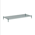 Krollen Industrial 30" x 72" NSF Green Wire Stationary Dunnage Storage Rack with 8" Posts Ideal for Commercial Kitchen Home Garage Warehouse Shelters