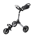 Bag Boy Nitron 3 Wheel Golf Push Cart, Easy 1 Step Open and Fold, Scorecard Console, Beverage Holder, Mobile Device Holder, Handle Mounted Parking Brake,