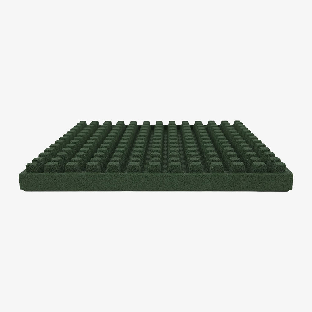 IncStores 2.5 Inch Thick Jamboree Rubber Interlocking Floor 2' x 2' Tiles | Heavy Duty Rubber Outdoor Tiles to Build Better Playgrounds at Homes, Schools, and Daycares | Green, 75 Tiles