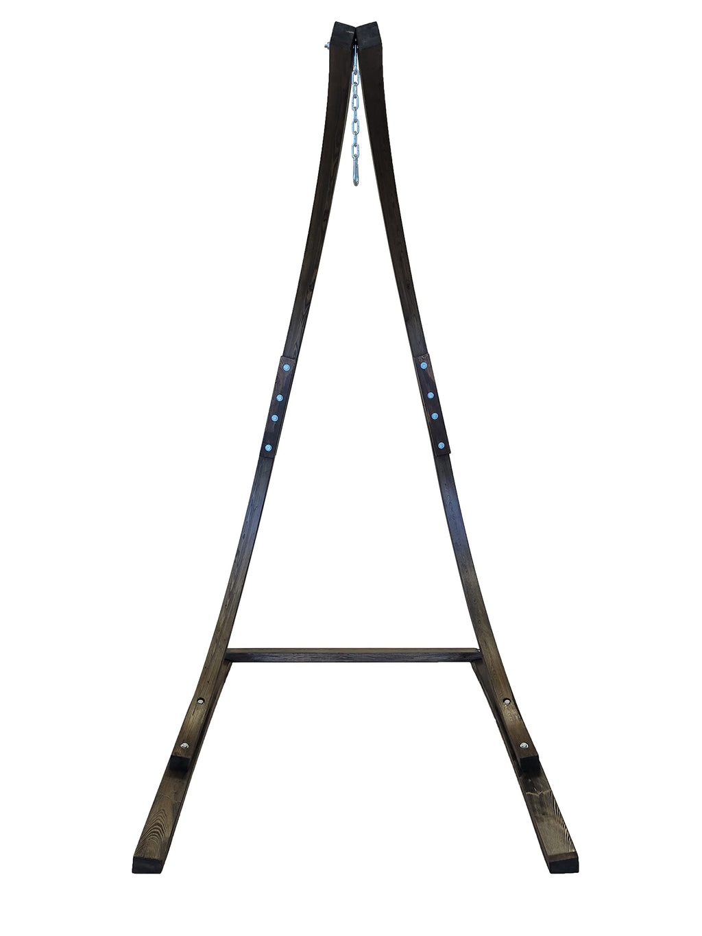Petra Leisure 7 Ft. Coffee Stain, Wooden Hammock Chair Stand. Perfect for Indoor/Outdoor Home, Patio, Deck, Yard, Garden. 265LB Weight Capacity.(Stand Only)
