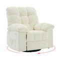 Garvee Rocking Recliner Chair, 360° Swivel Rocker Chair for Living Room, Upholstered Fabric Glider Nursery Chair with Side Pockets for Small Spaces, q235 Steel Frame Lazy Boy Recliner Single Sofa