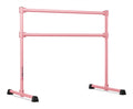 VITA Barre Portable Freestanding Double Ballet Barre, Extreme, 5 Ft Bars, Light Pink, Steel | Fixed Height, Made in USA, Home or Gym Exercise Equipment for Kids & Adults | Dance, Fitness, Pilates