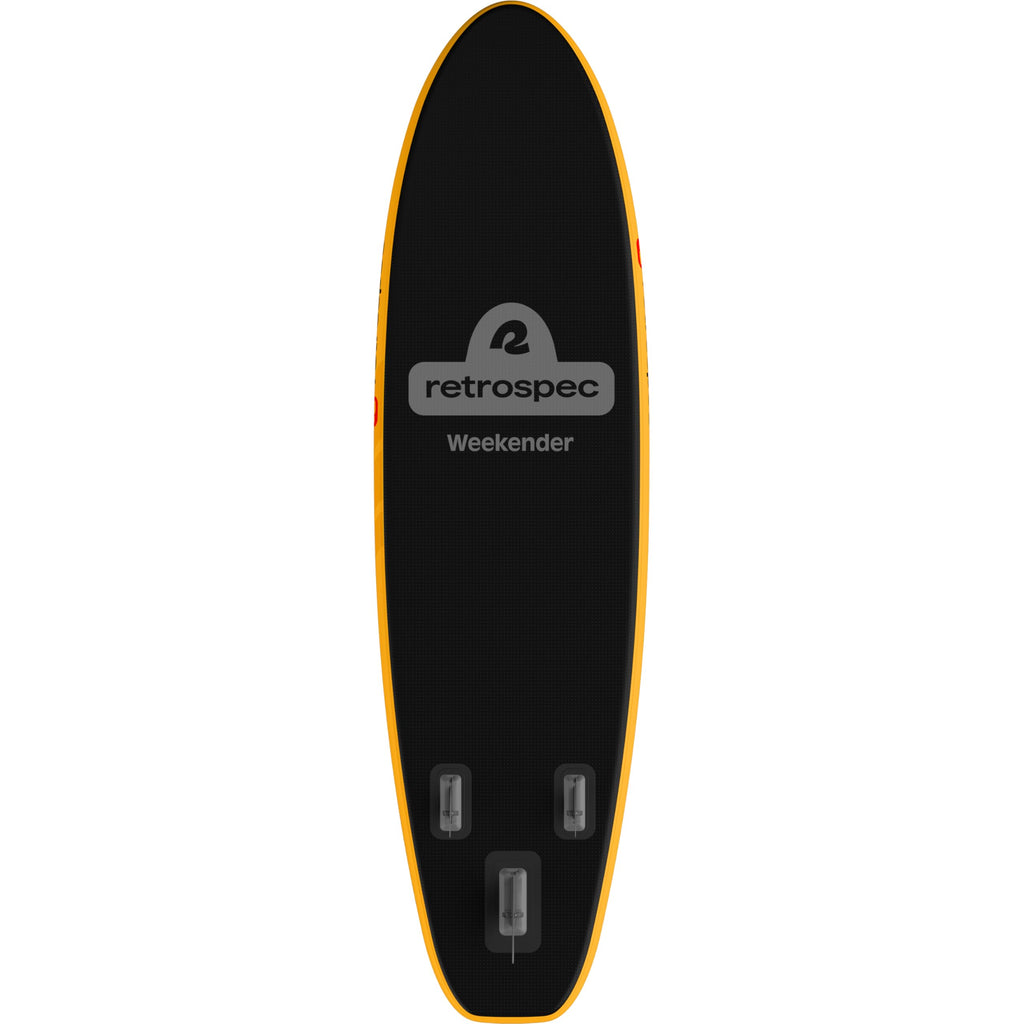 Retrospec Weekender Inflatable Stand Up Paddle Board Includes Paddle, Pump, Travel Bag and Accessories 10’6” Lightweight Inflatable SUP, Puncture Resistant Inflatable Paddle Board for Adults