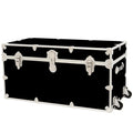 Rhino Trunk & Case Classic XXL Home Storage & College Trunk With Wheels - 36”x18”x18”, Seats 1500+ lbs, Soft-Close Lid. USA Made Secure Dorm Furniture, Organization, Steamer Style Blanket Chest