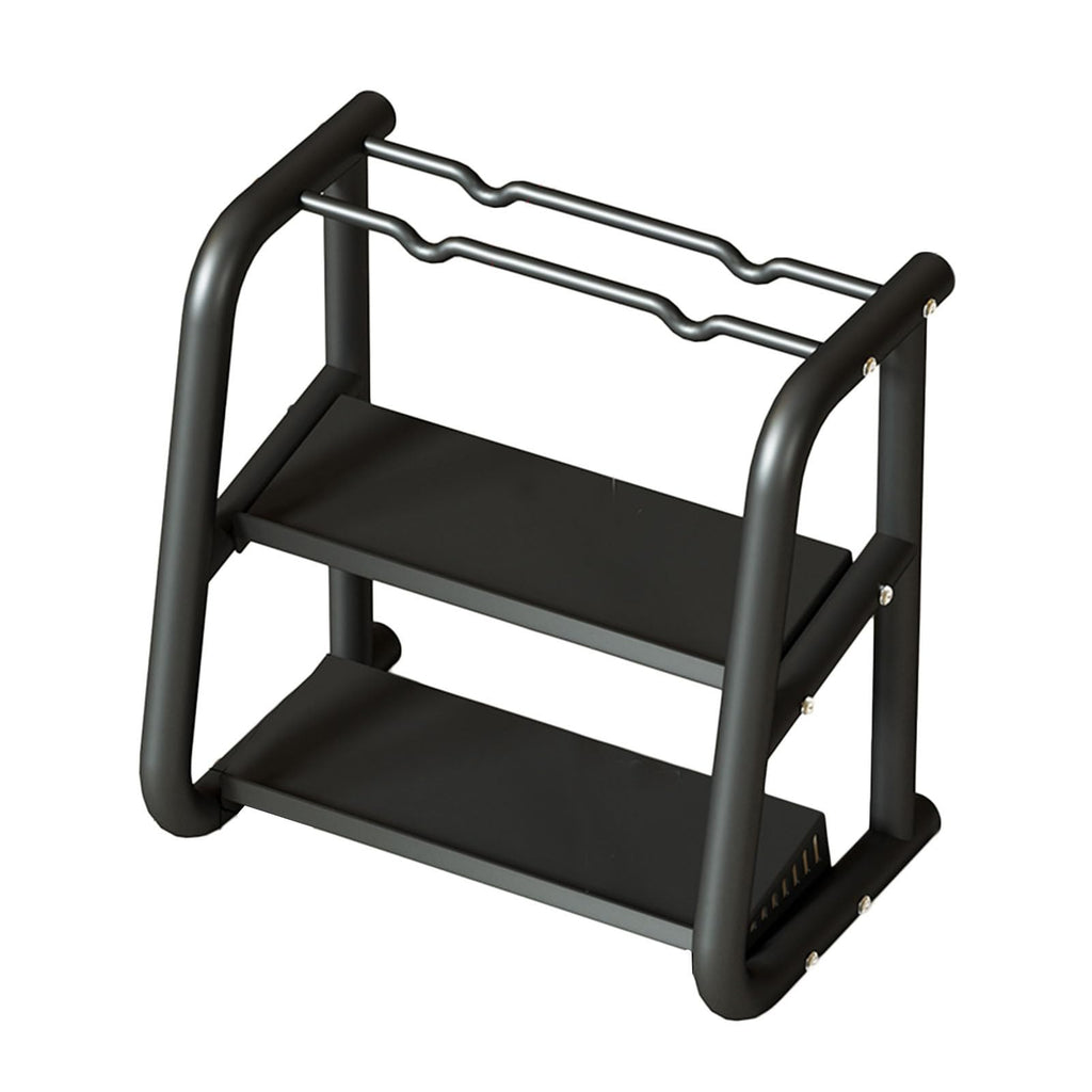 KIYILIHI Dumbbell Rack Stand, 3 Tier Kettlebell Rack, Home Dumbbell Storage Rack Maximum Load Capacity 210kg, for Home Gym Strength Training Weight Training