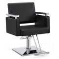 BarberPub Classic Hydraulic Barber Chair Styling Salon Chair for Hair Stylist Beauty Spa Equipment 8808 (Black)