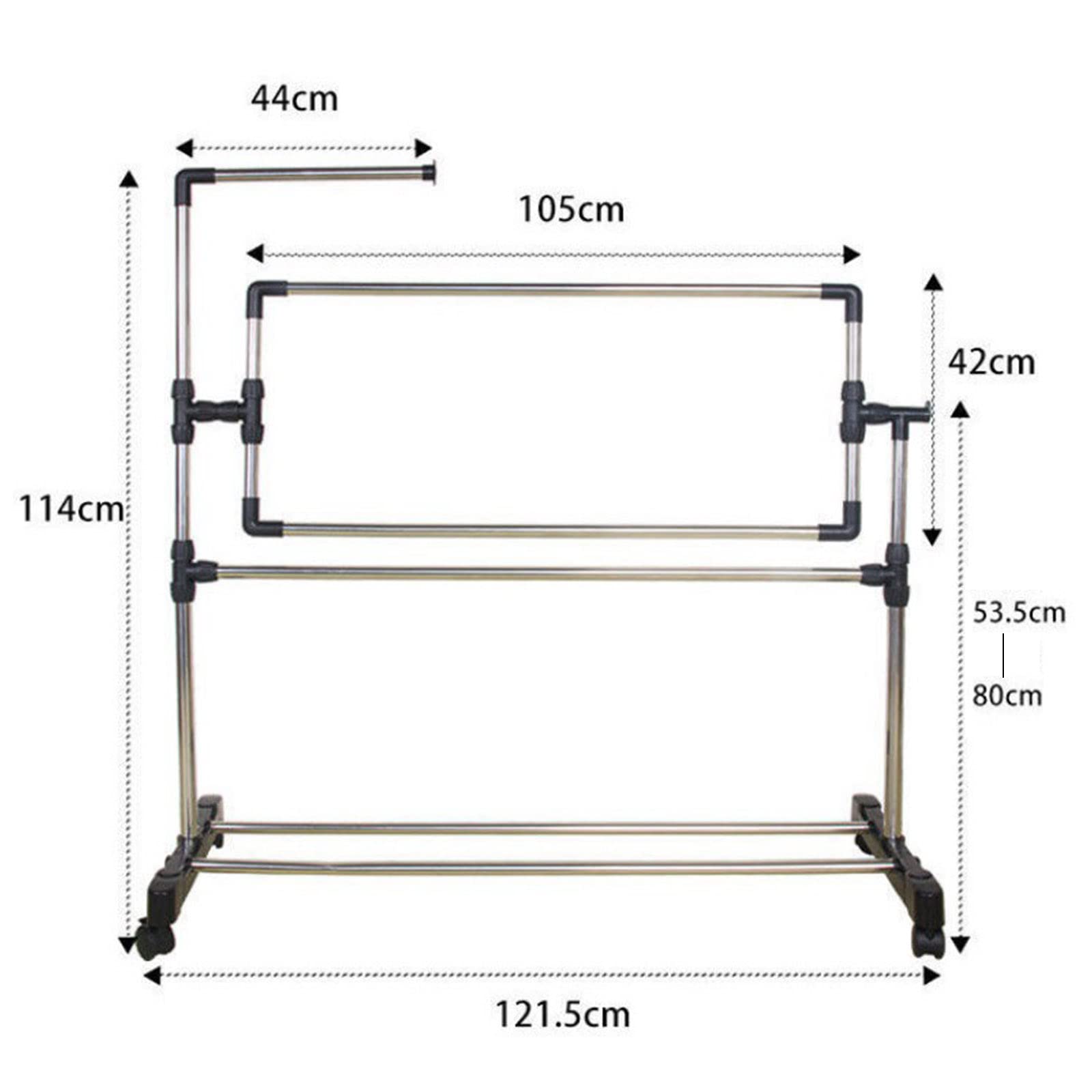 Adjustable Embroidery Stand, 360°Rotated Needlework Floor Frame, Standing Embroidery Lap Table, Cross Stitch Craft Stand for Art Craft Sewing Holder