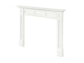 Pearl Mantels ARYB56515 Furniture for Your Fireplace, Premium Grade A MDF Mantel Surround, Crisp White Paint, Interior Opening 56" W x 42" H