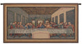 C Charlotte Home Furnishings Inc Last Supper II Belgian Tapestry Wall Hanging | Viscose Cotton and Polyester Blend Wall Art | 34 in. x 63 in | Home Decor Accents