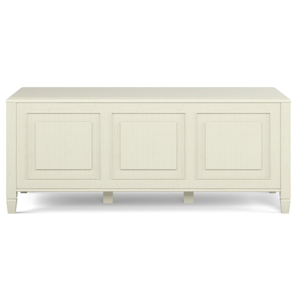 SIMPLIHOME Connaught Storage Bench - 51 inch Wide Solid Wood Trunk Bench in Antique White, Traditional Bench for Entryway with Lift-Up Lid and 3 Hidden Compartments