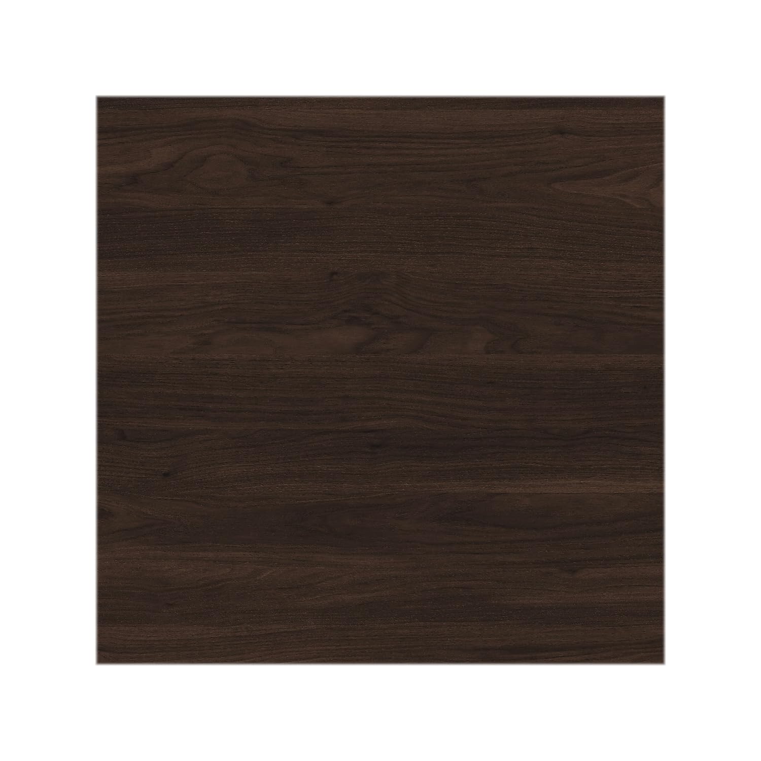 Bush Business Furniture Hybrid 3 Drawer Mobile File Cabinet-Assembled, Black Walnut